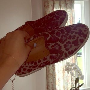 Size 36 JIMMY CHOO SLIP ON SNEAKERS! leopard!